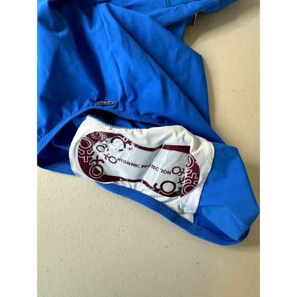 Abecita by Swegmark one piece bathing suit NWOT blue women's small - Picture 4 of 5